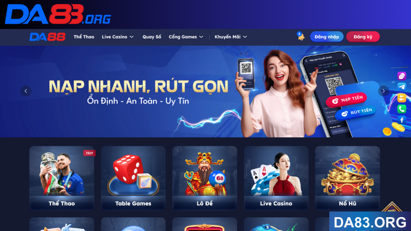 kênh giao dịch da83 an toàn và nhanh chóng